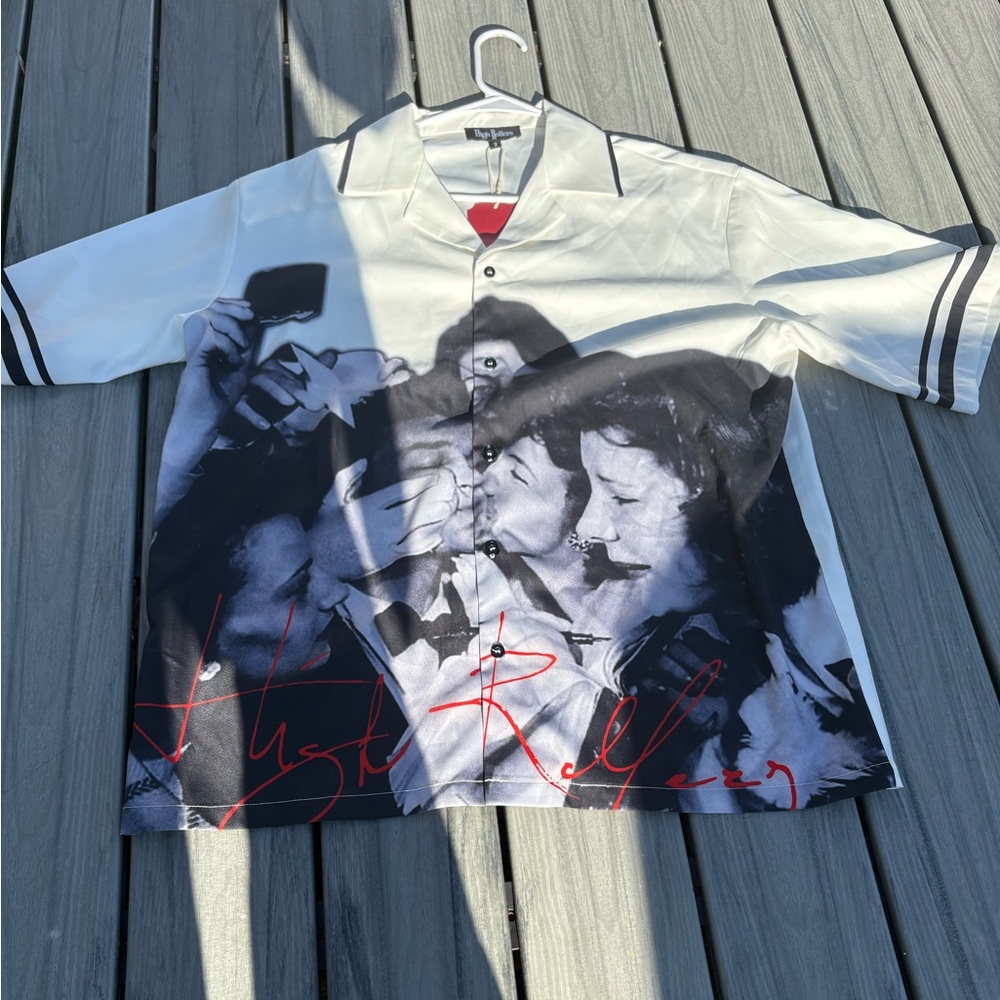 Designer “High Rollers” Button Down